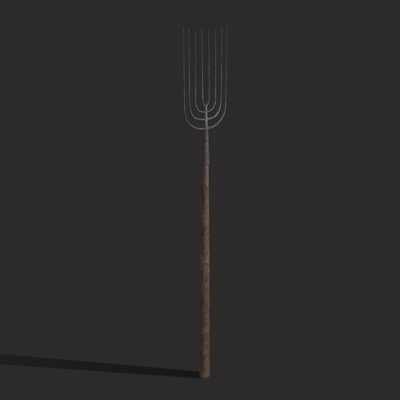 Spading Fork - 3D Model by Get Dead Entertainment