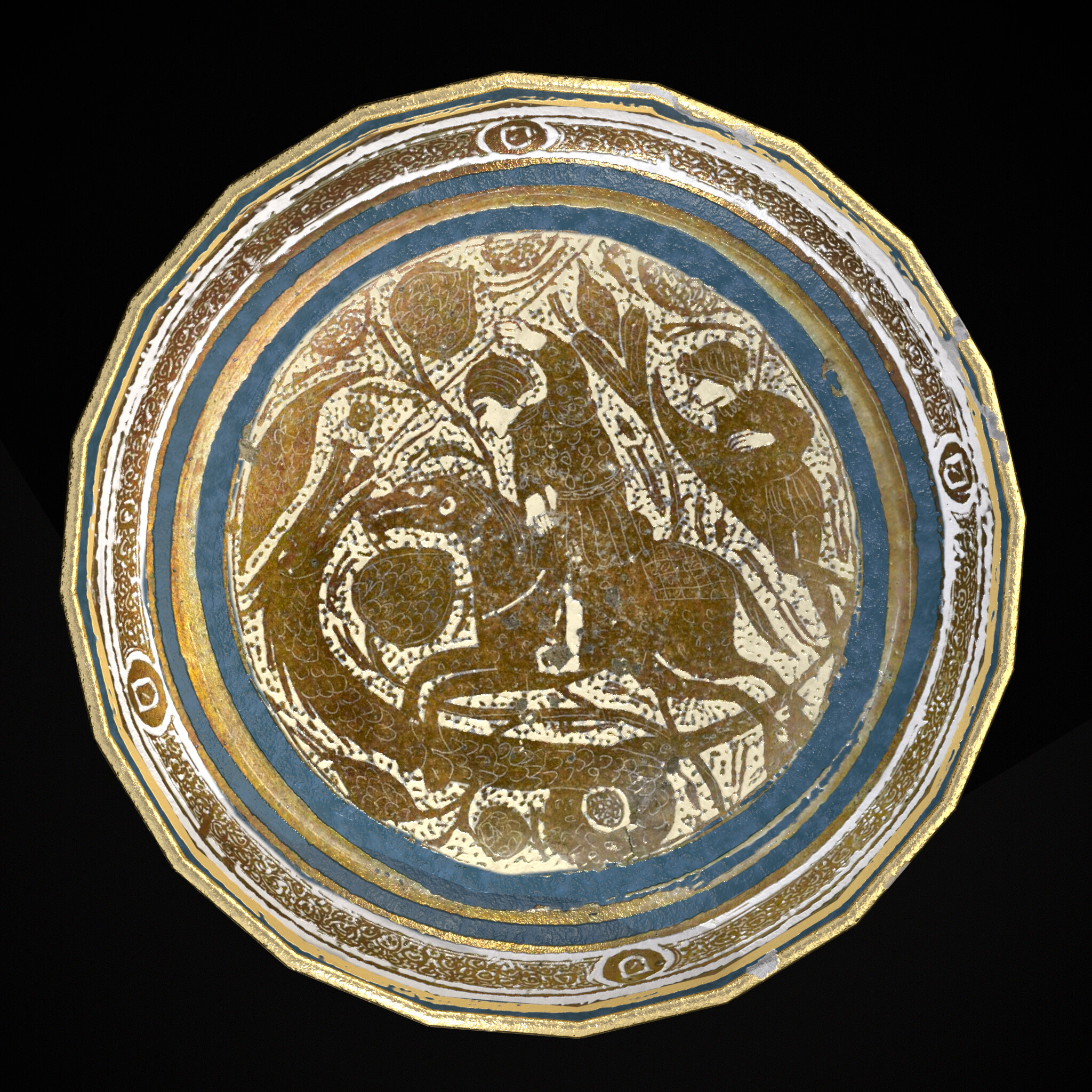 Spanish Hand Painted Bowl 3D Model by Get Dead Entertainment