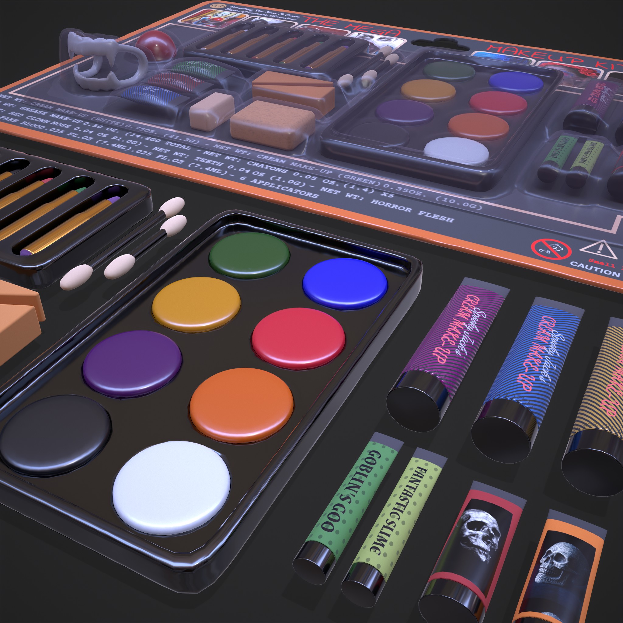 The Mega Makeup Kit 3D Model by Get Dead Entertainment