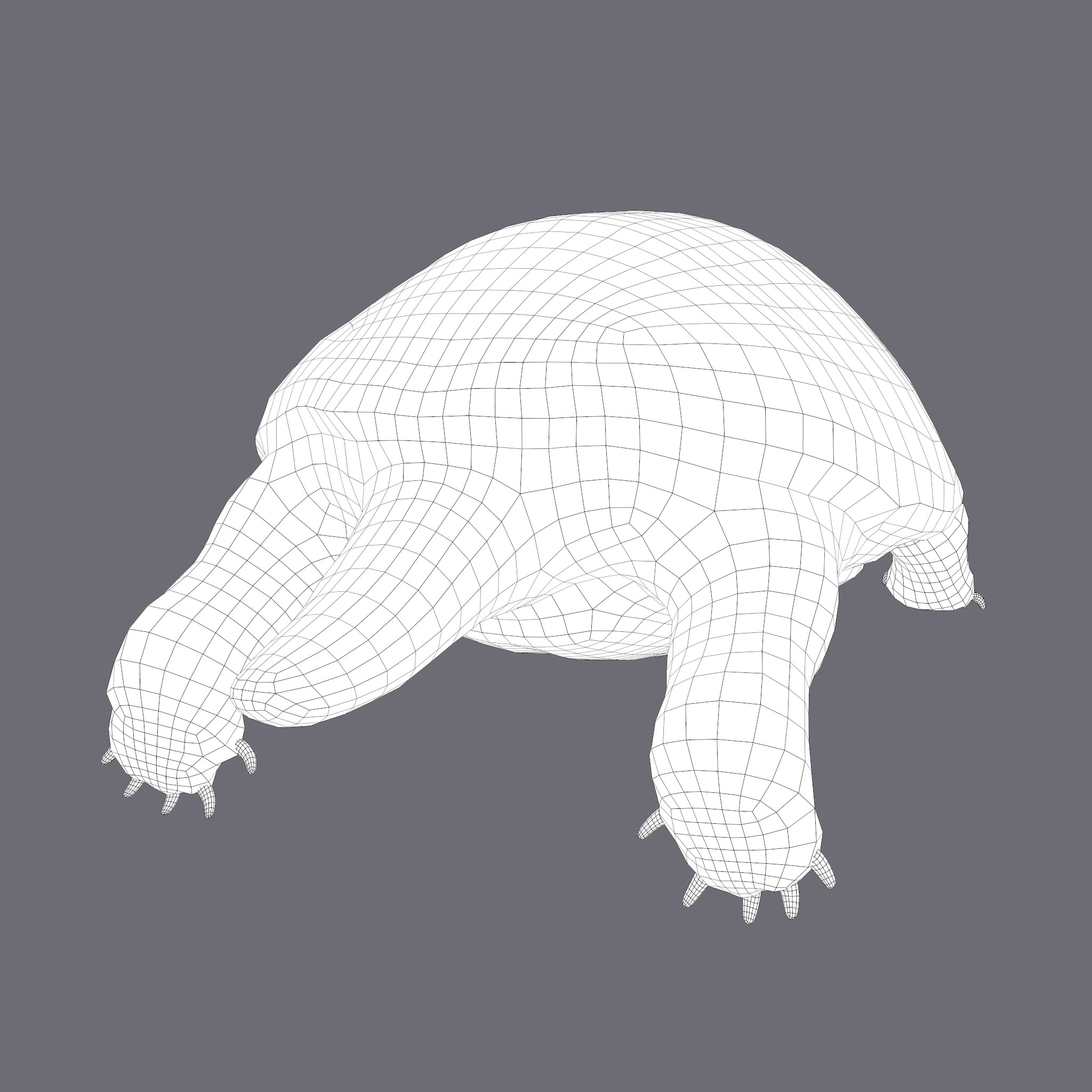 Turtle Brown Reptile - Free 3D Model by Get Dead Entertainment