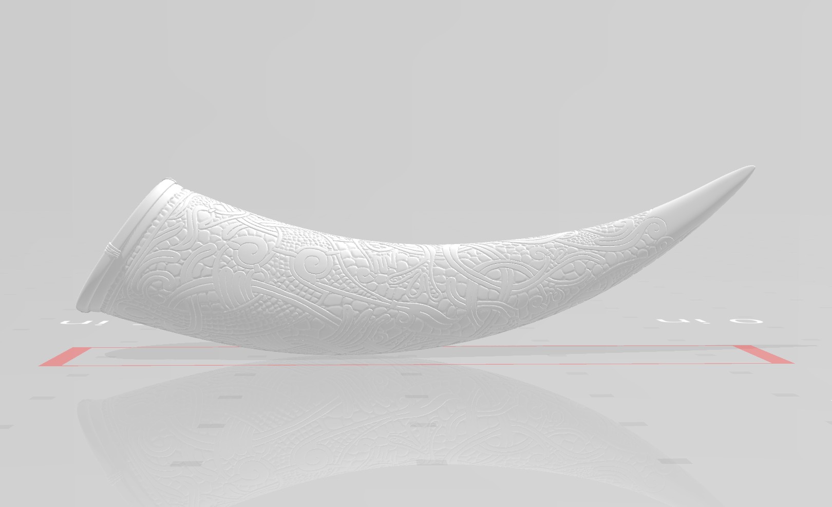 Viking Horn 3D Print Model by Get Dead Entertainment