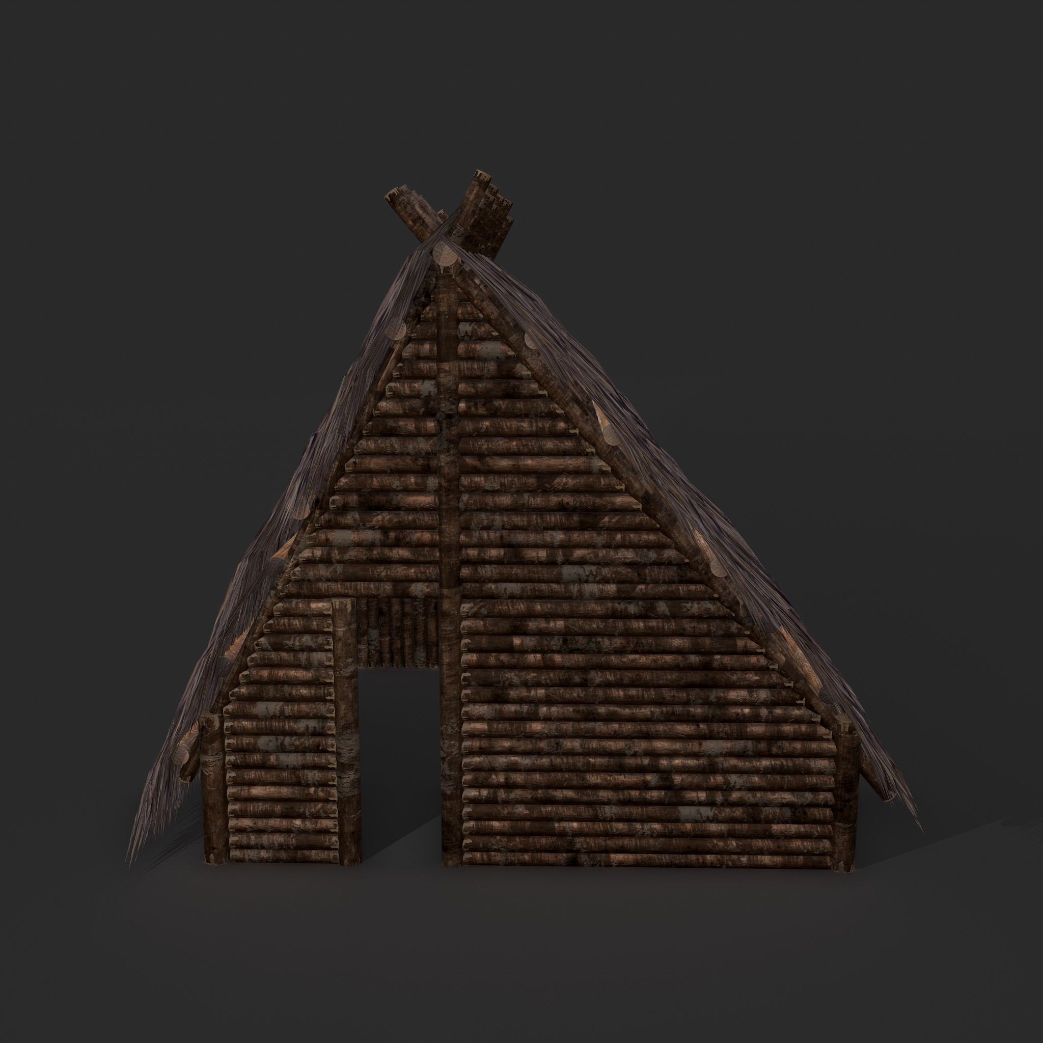 Viking Hut A - 3D Model by Get Dead Entertainment