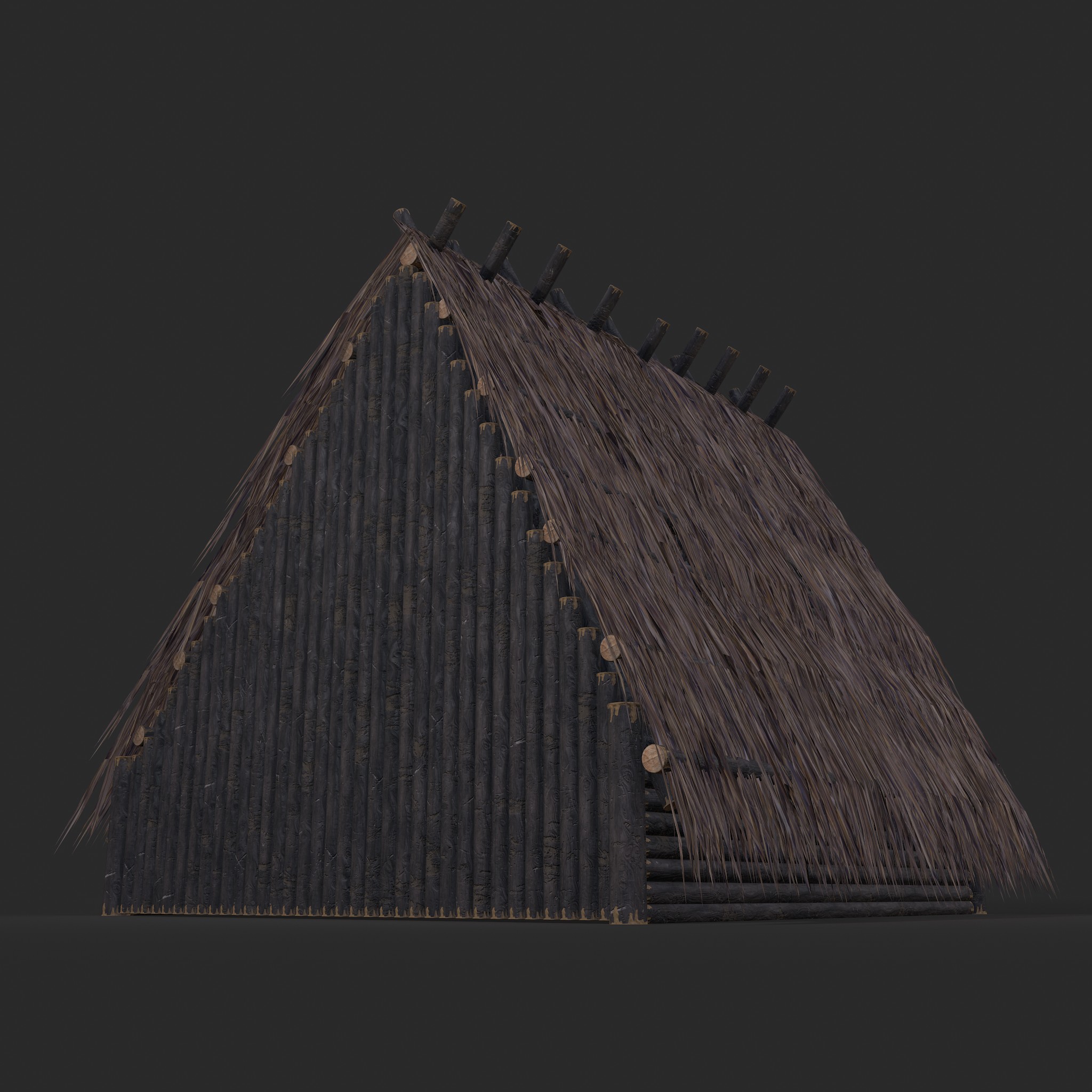 Viking Hut A - 3D Model by Get Dead Entertainment