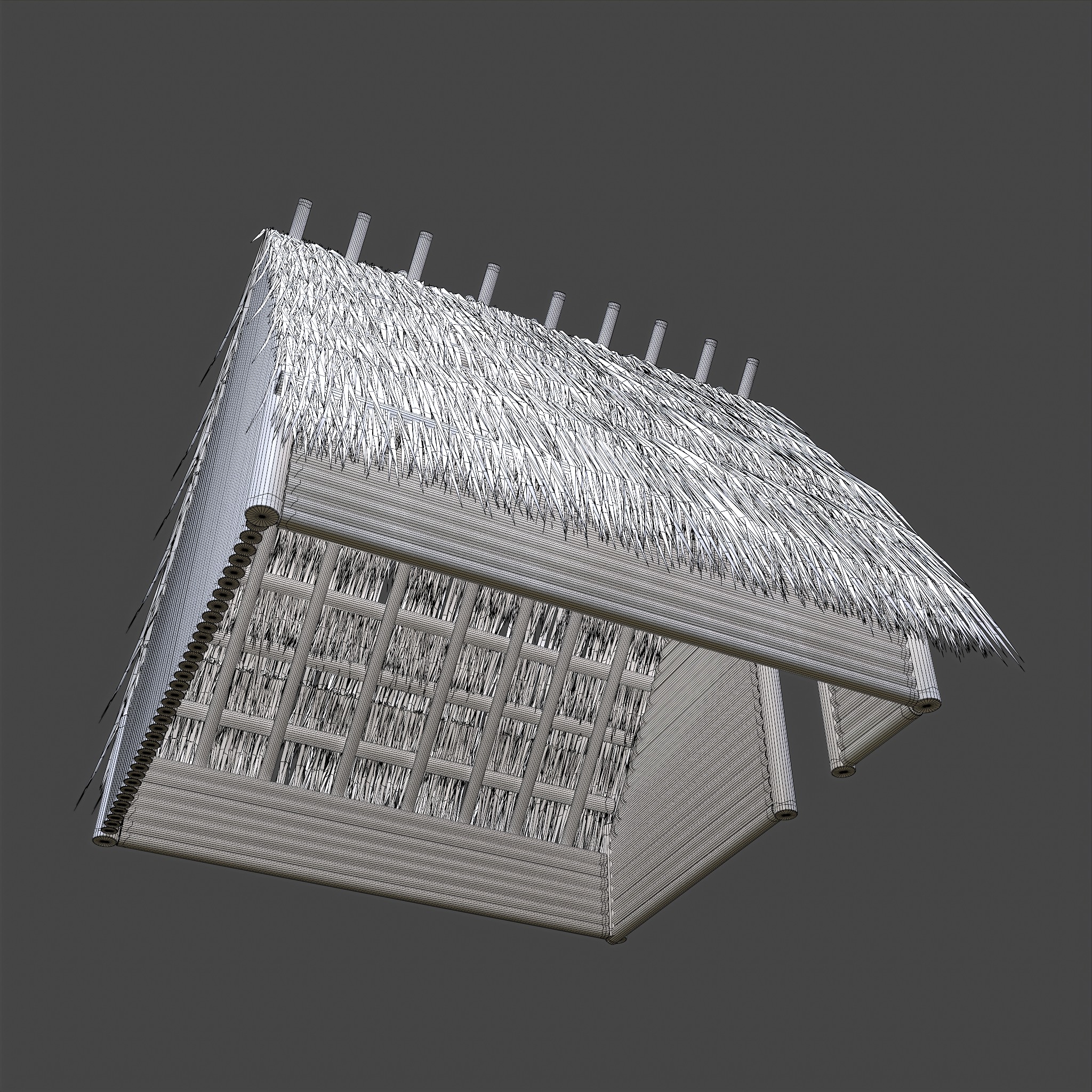 Viking Hut A - 3D Model by Get Dead Entertainment
