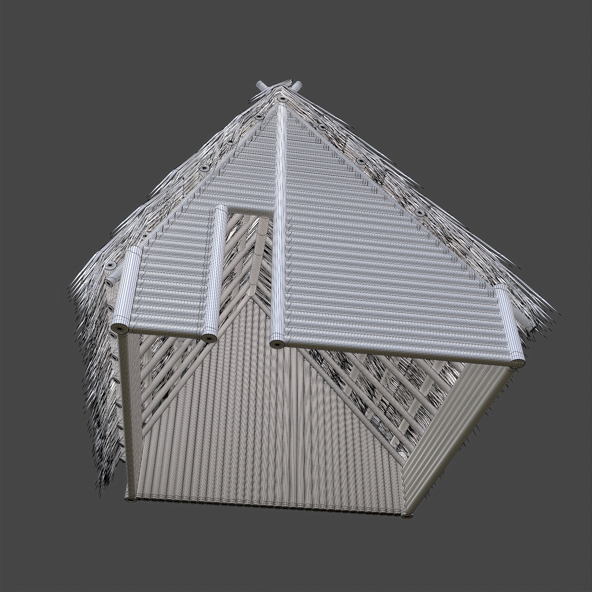 Viking Hut A - 3D Model by Get Dead Entertainment
