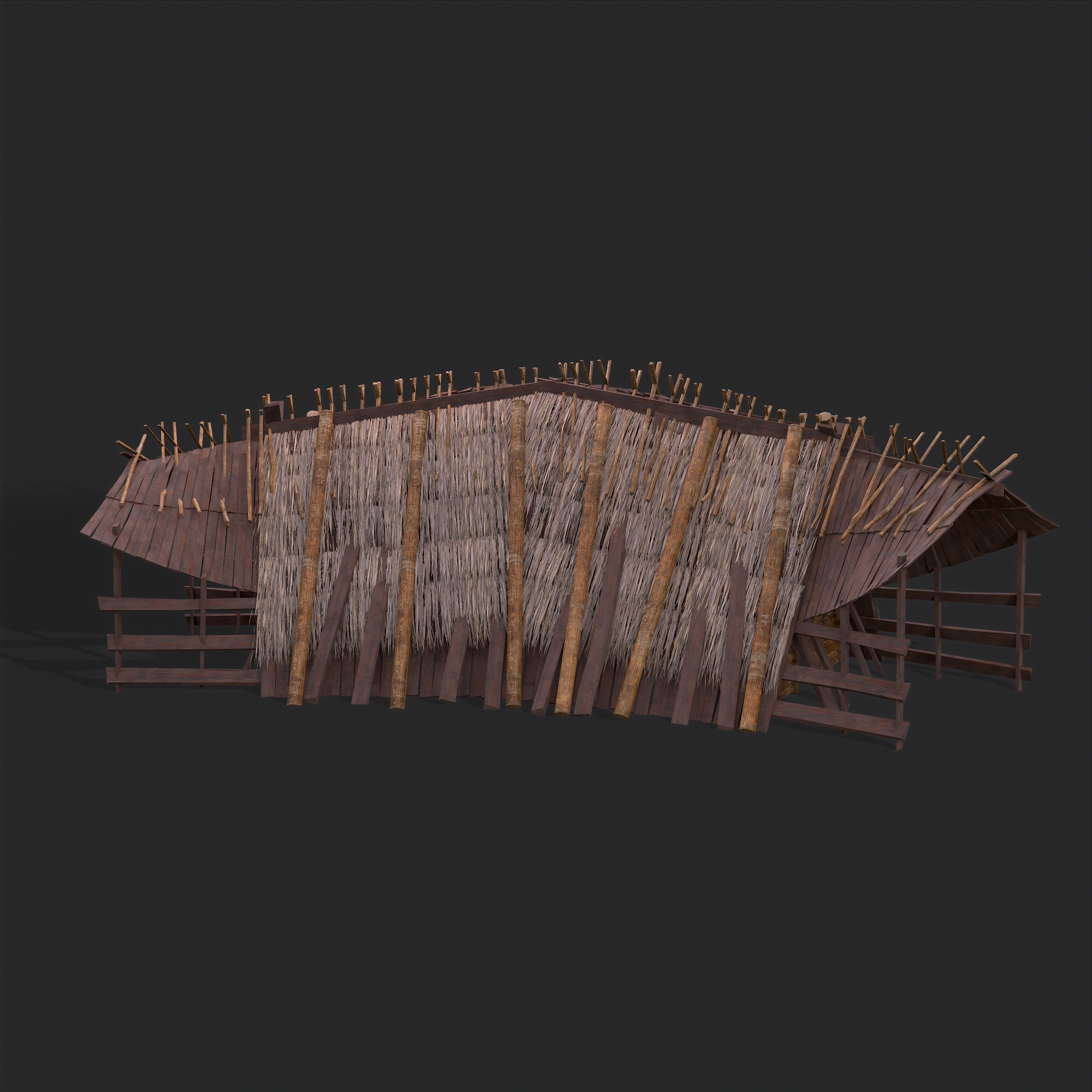 Viking Hut H - 3D Model by Get Dead Entertainment