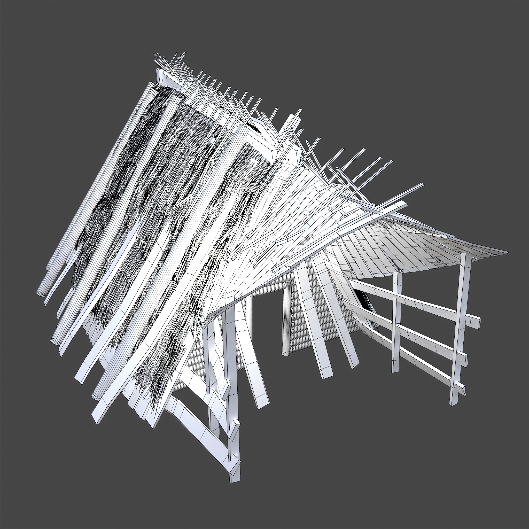 Viking Hut H - 3D Model by Get Dead Entertainment
