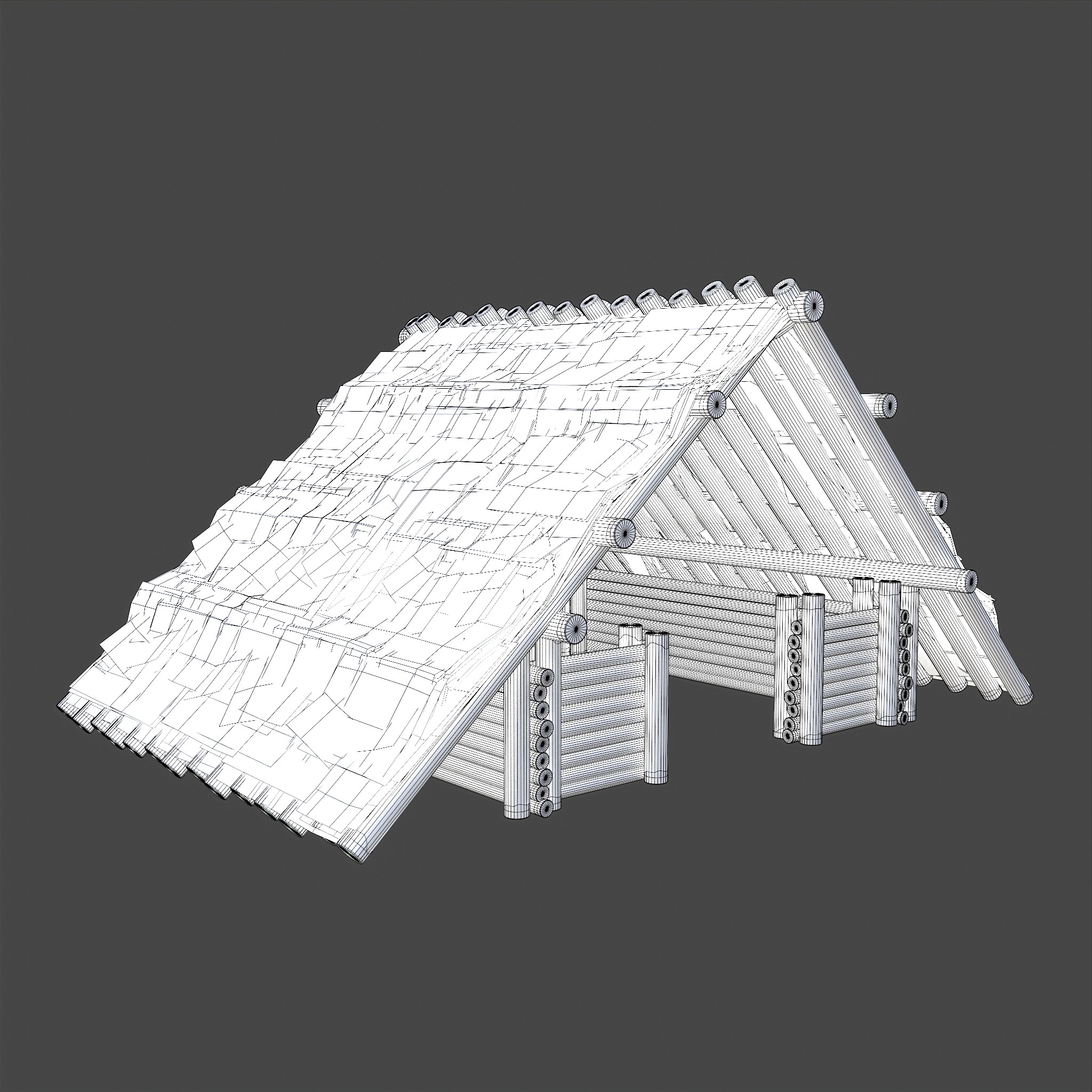 Viking Hut O - 3D Model by Get Dead Entertainment