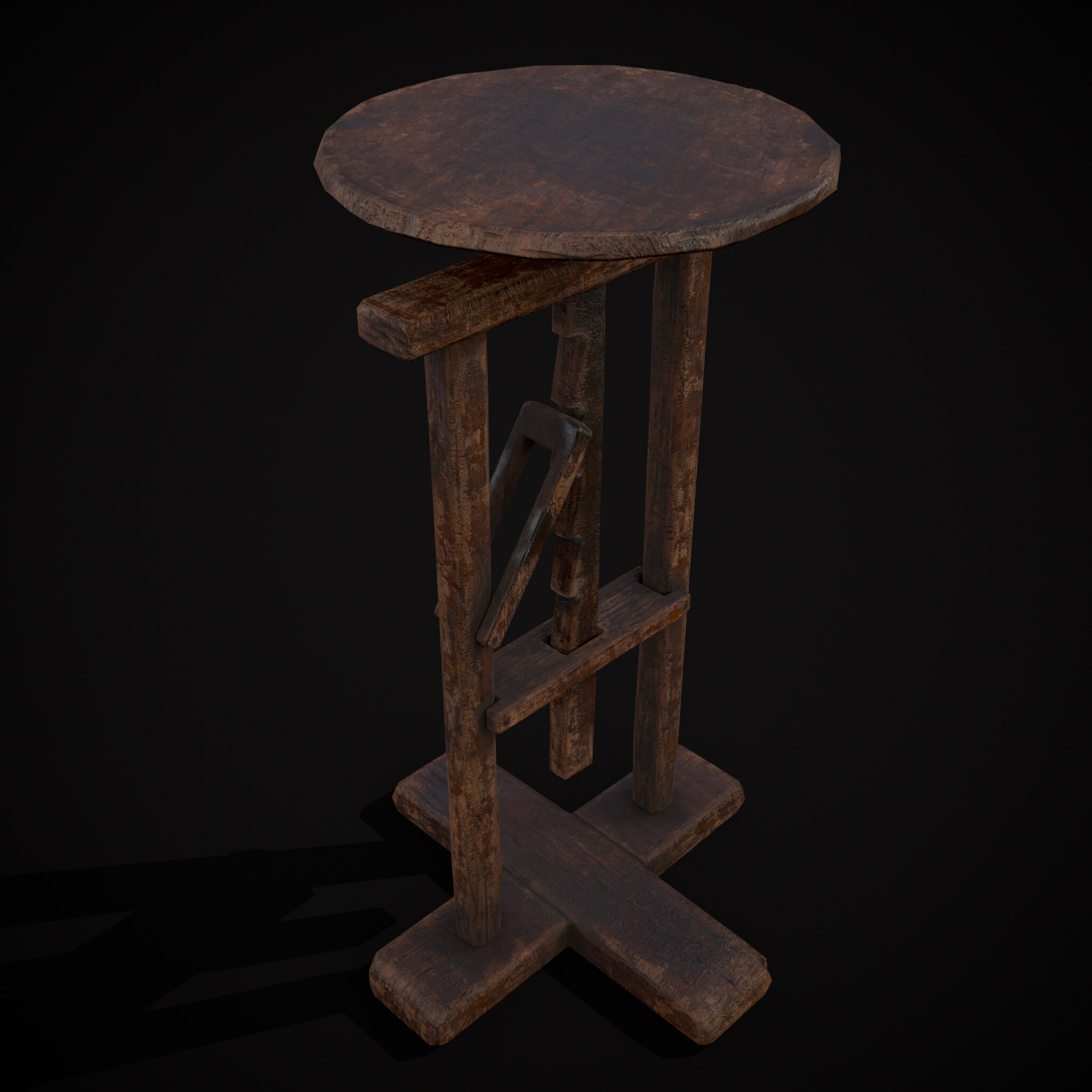 Vintage Sculpting Table 3D Model by Get Dead Entertainment
