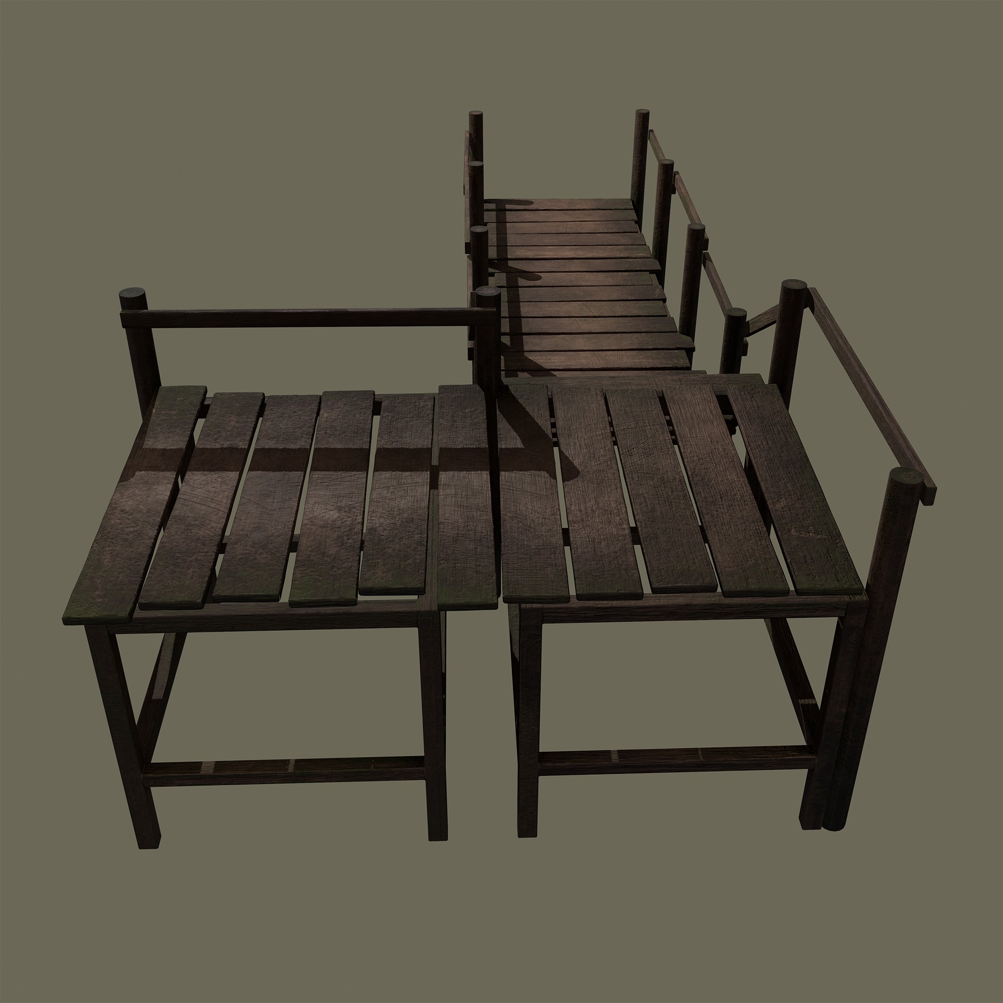 Wooden Walkway - 3D Model by Get Dead Entertainment