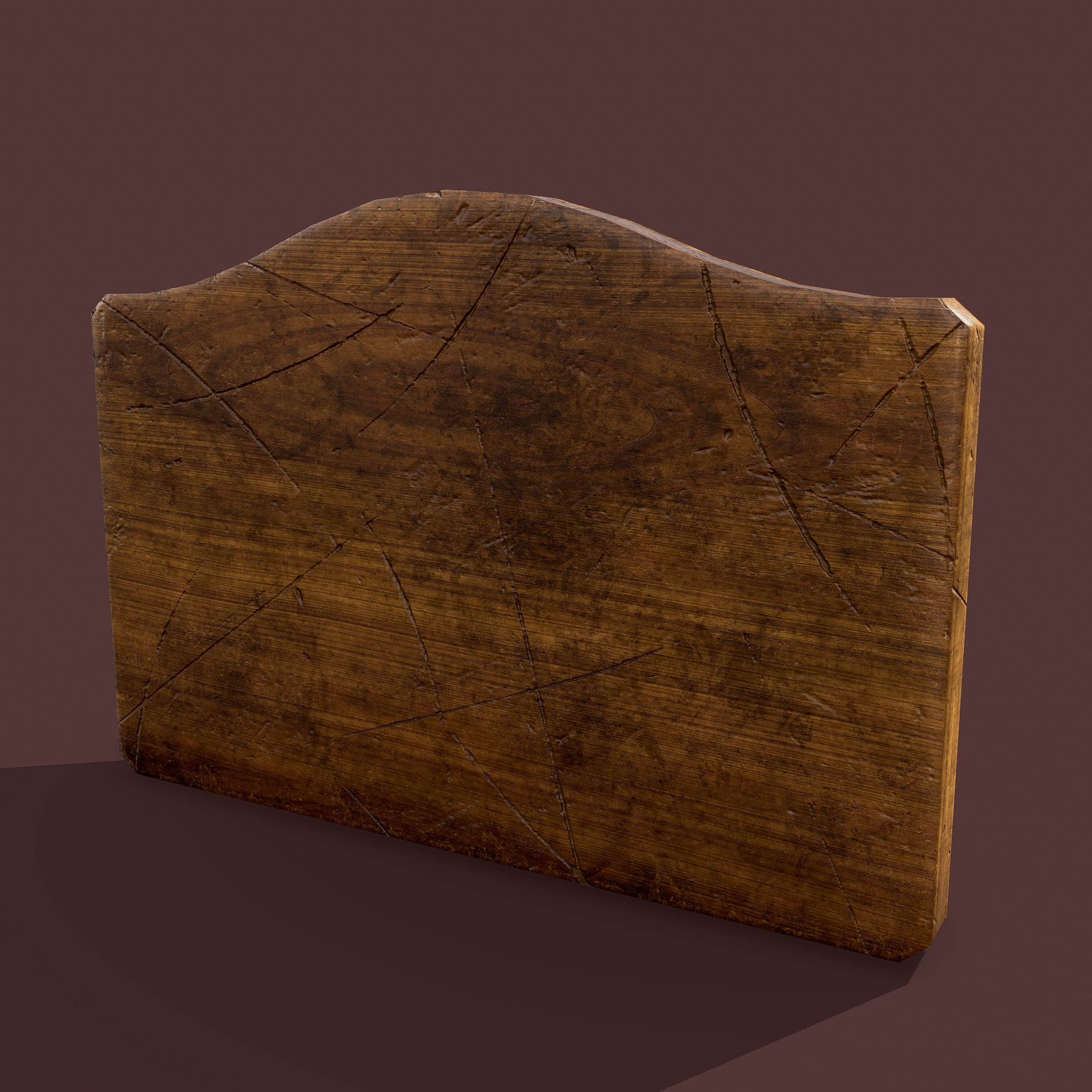 Wall Rack Wooden - 3D Model by Get Dead Entertainment