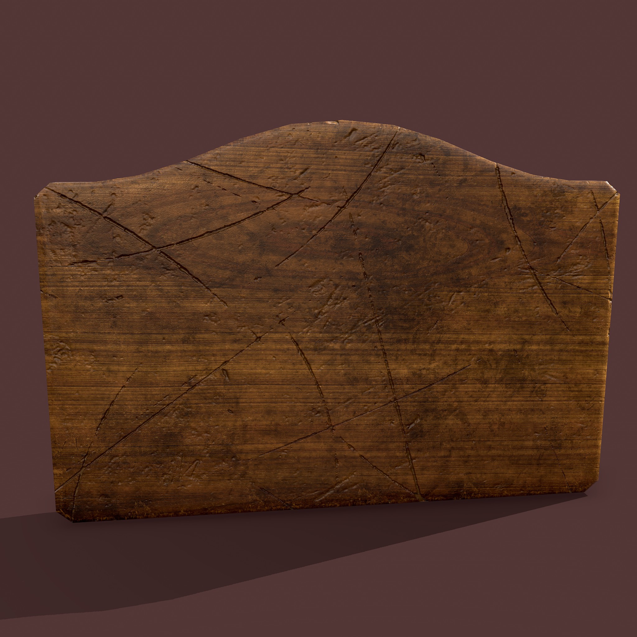 Wall Rack Wooden - 3D Model by Get Dead Entertainment