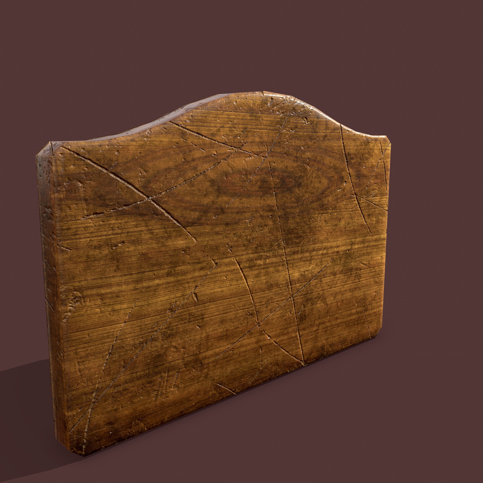 Wall Rack Wooden - 3D Model by Get Dead Entertainment