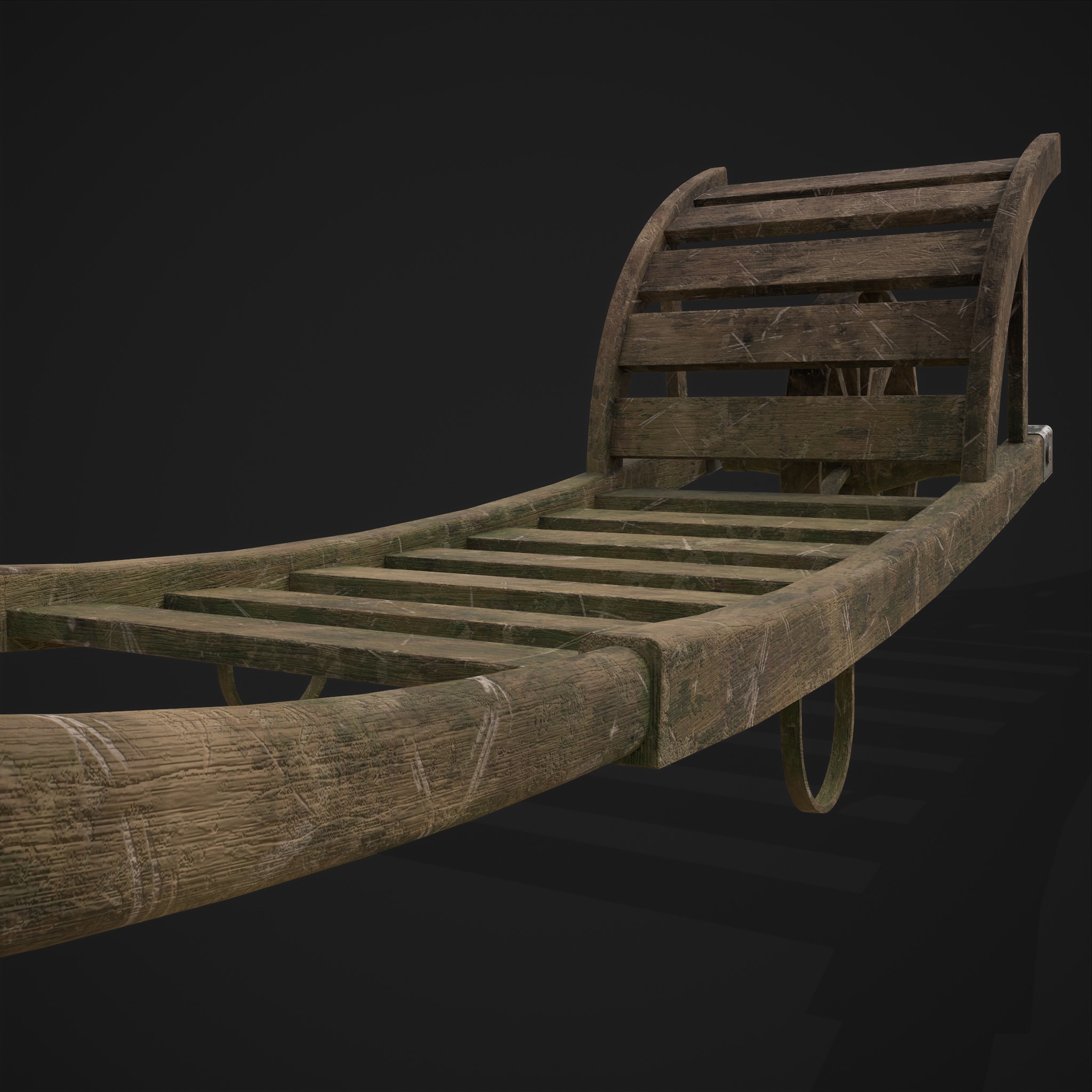 Wooden Wheelbarrow - 3D Model by Get Dead Entertainment