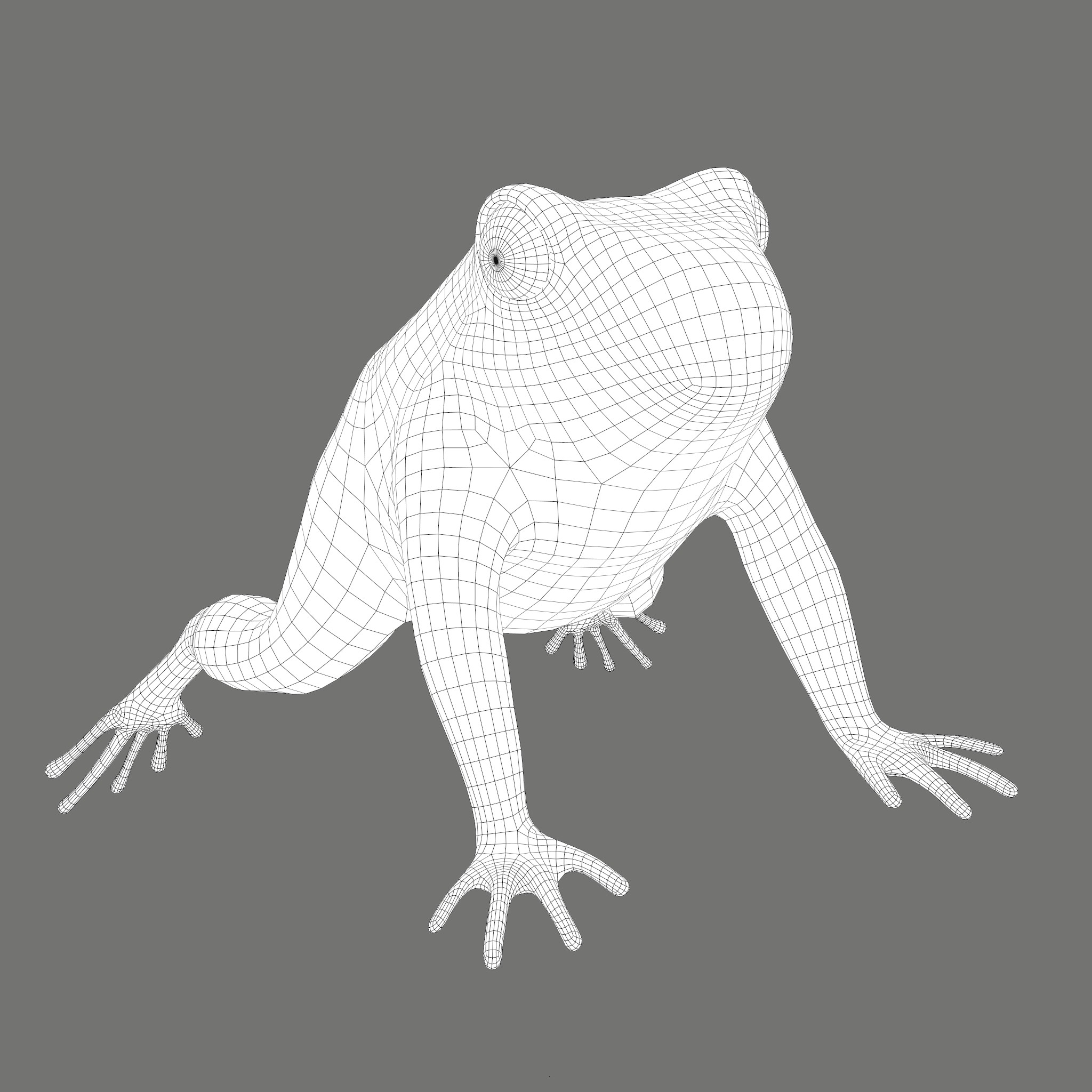 Yellow Frog 3D Model by Get Dead Entertainment