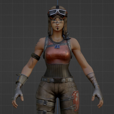 Fortnite Lara Croft All 3 Styles Model by geumy