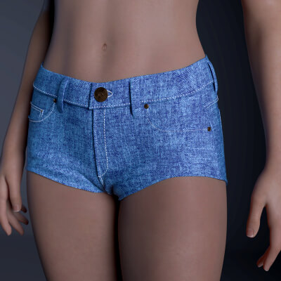 GD Denim Shorts For G8F