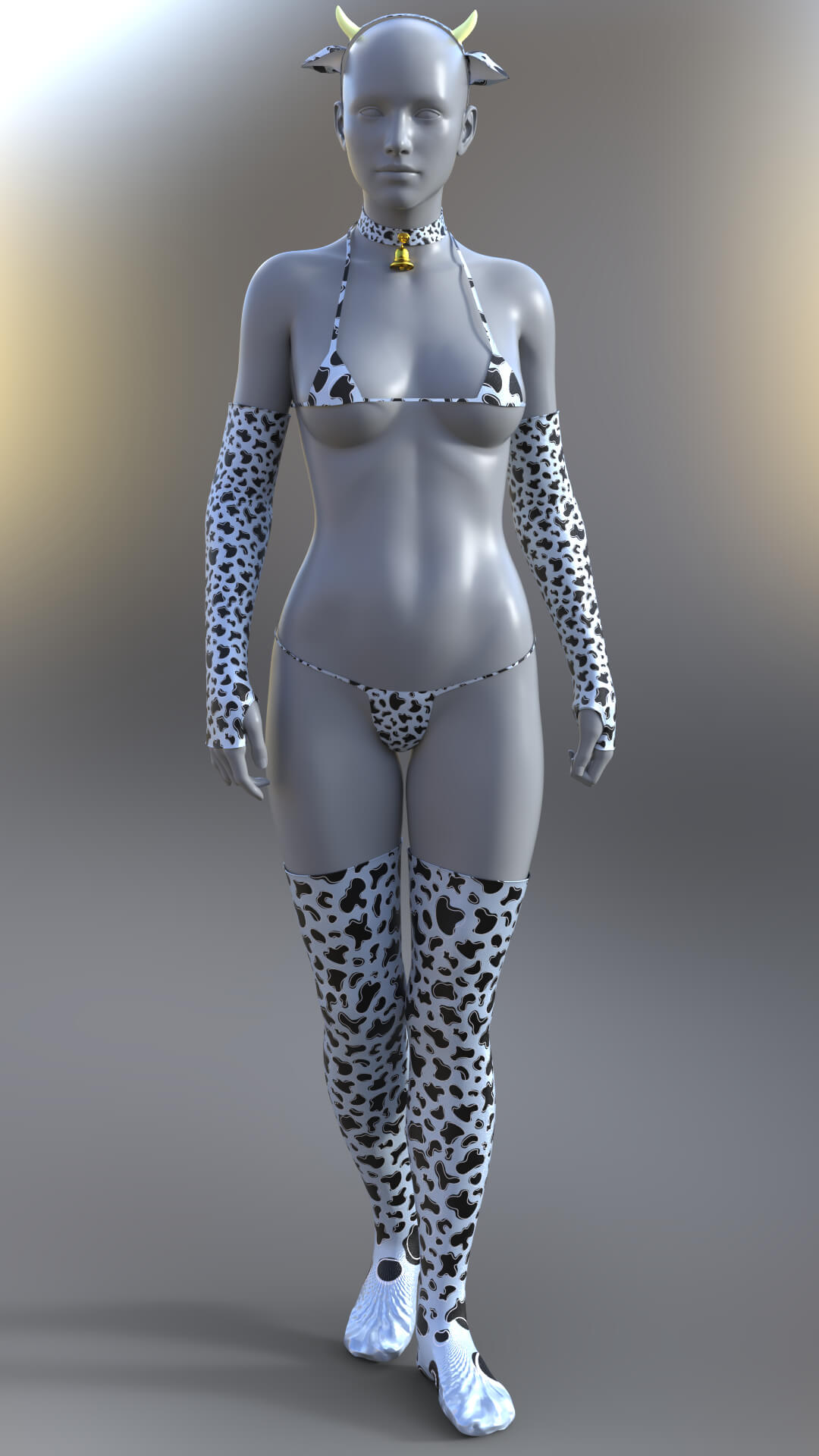 GD Sexy Cow Outfit for Genesis 8 Female - Daz Content by giant dwarf