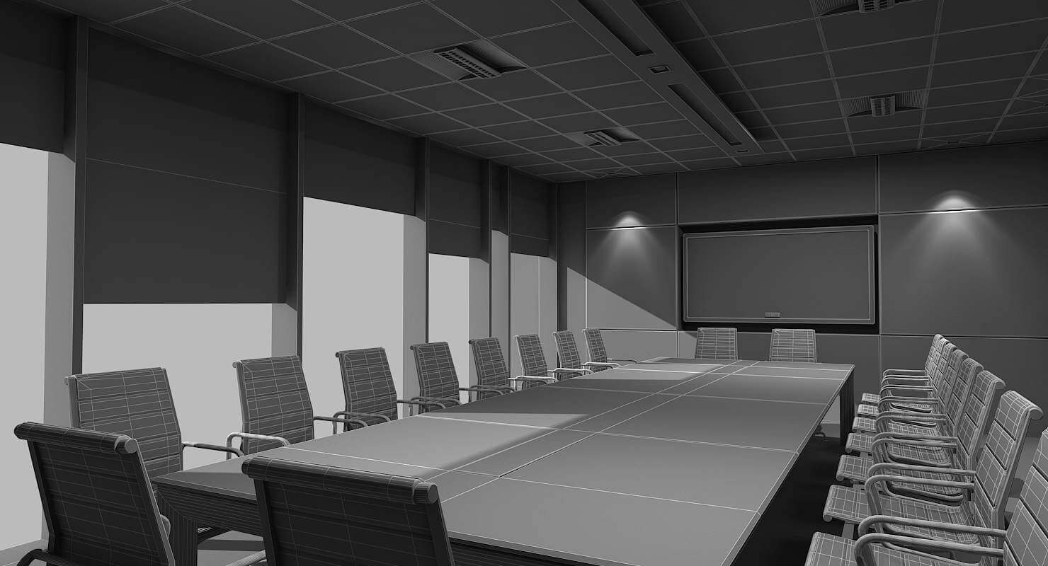 Boardroom - 3D Model by Giimann