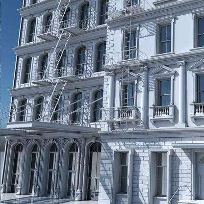 Commercial Building Facade 18
