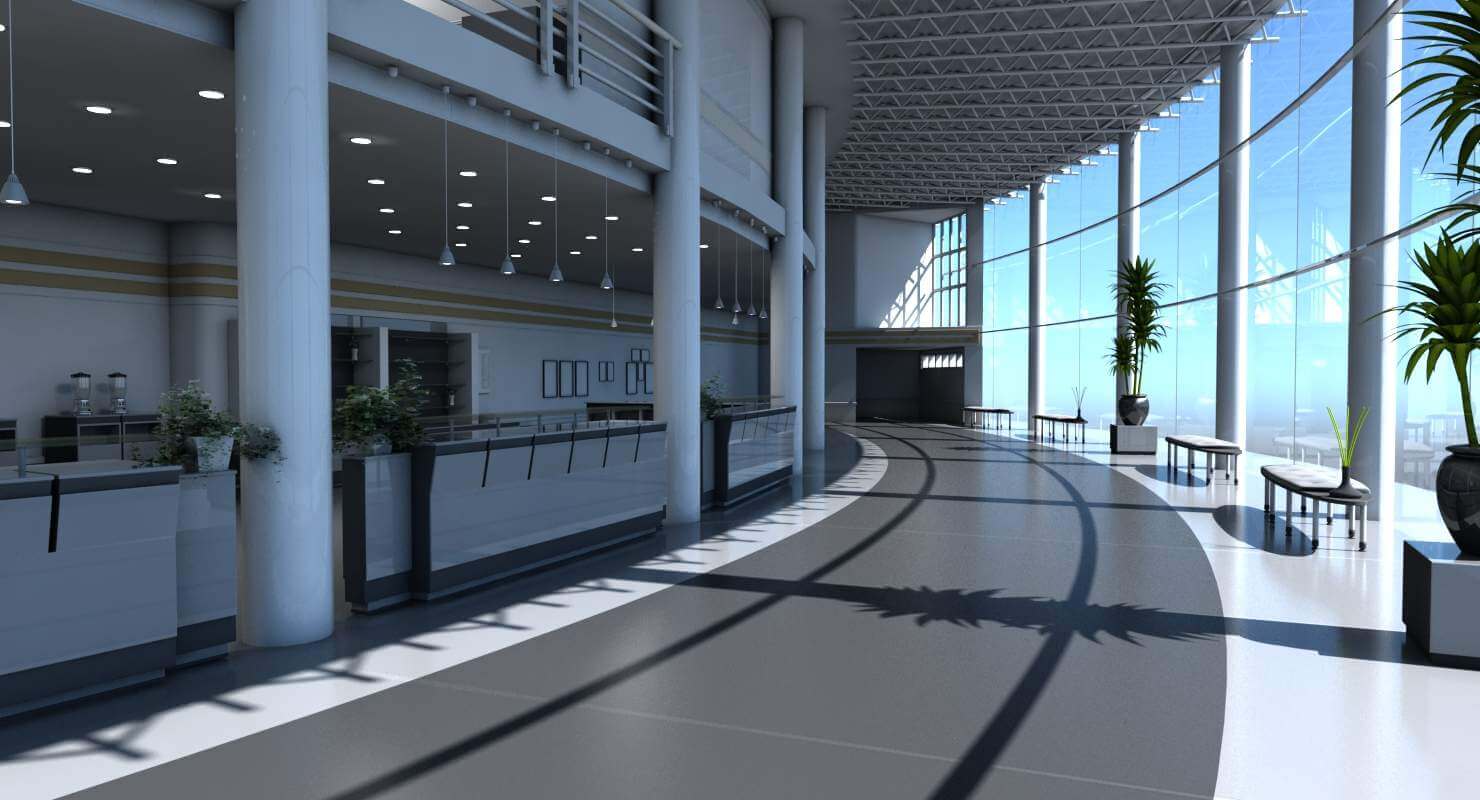 Bar Lobby - 3D Model by Giimann