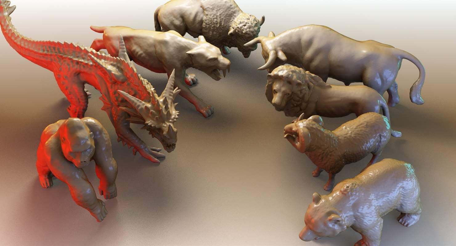 Beast Collection - 3D Model by Giimann