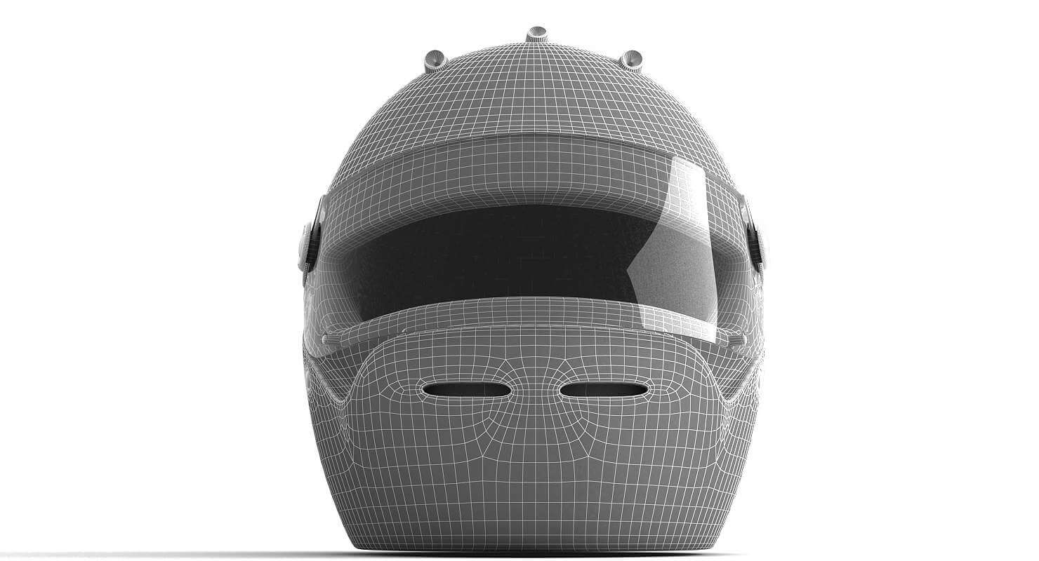 Model Helmut F1 Helmet - 3D Model by Giimann