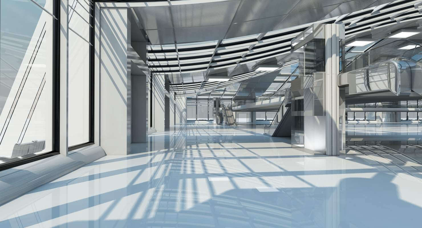 Futuristic Architectural Structure - 3D Model by Giimann