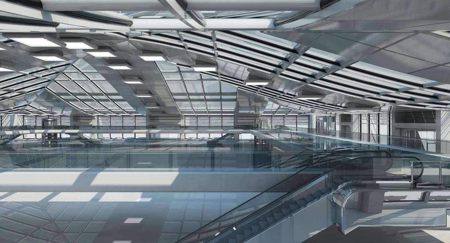 Futuristic Architectural Structure - 3D Model by Giimann