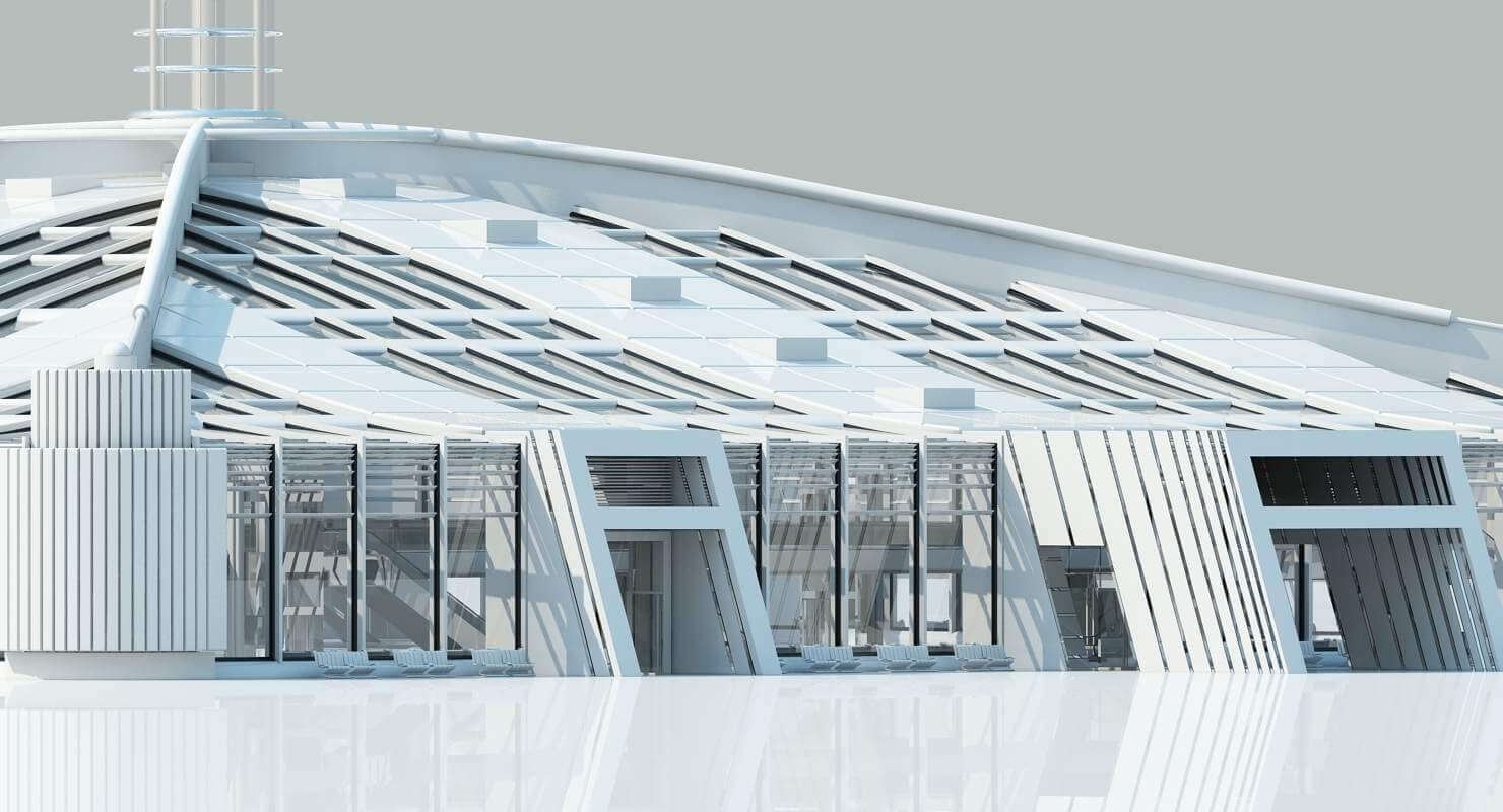 Futuristic Architectural Structure - 3D Model by Giimann