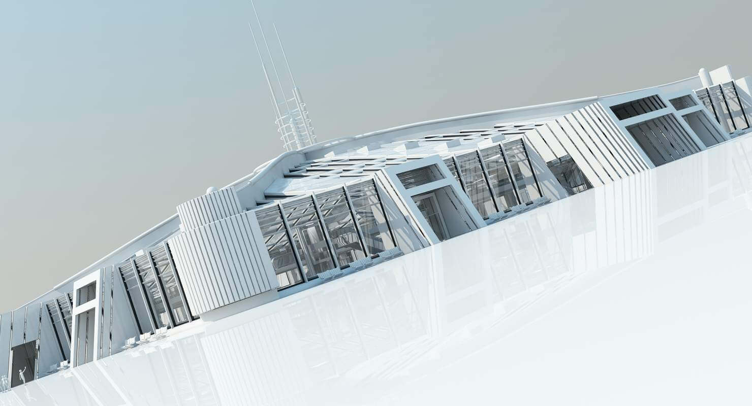 Futuristic Architectural Structure - 3D Model by Giimann