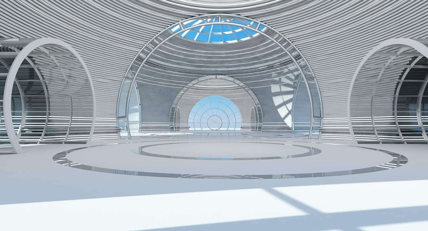 Futuristic Architectural Structure - 3D Model by Giimann