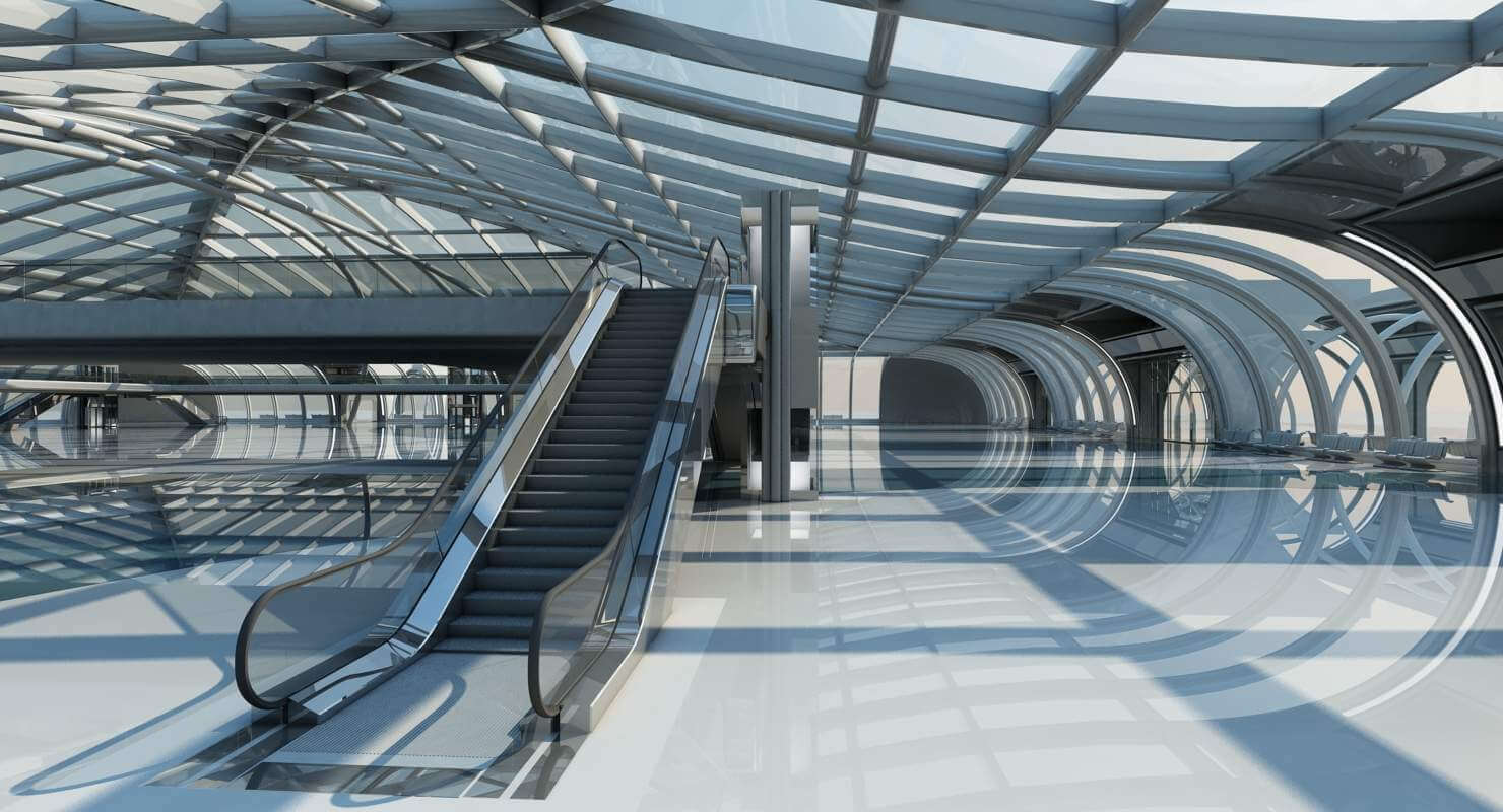 Futuristic Architectural Structure - 3D Model by Giimann