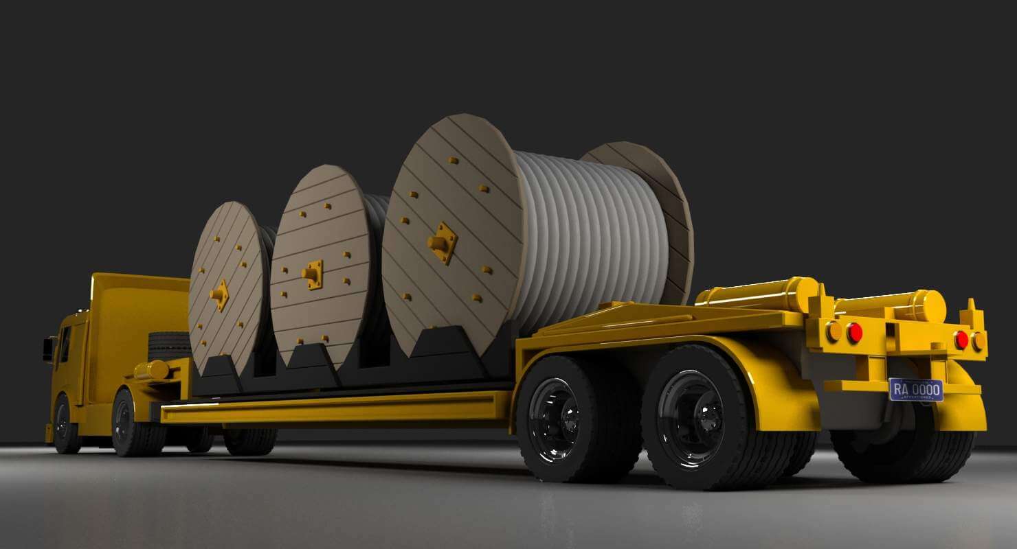 HGV Truck - 3D Model by Giimann