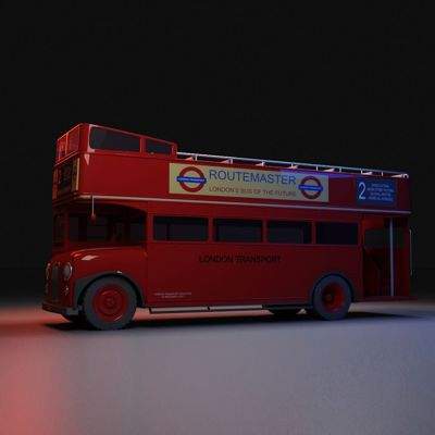 London Bus with Open Top