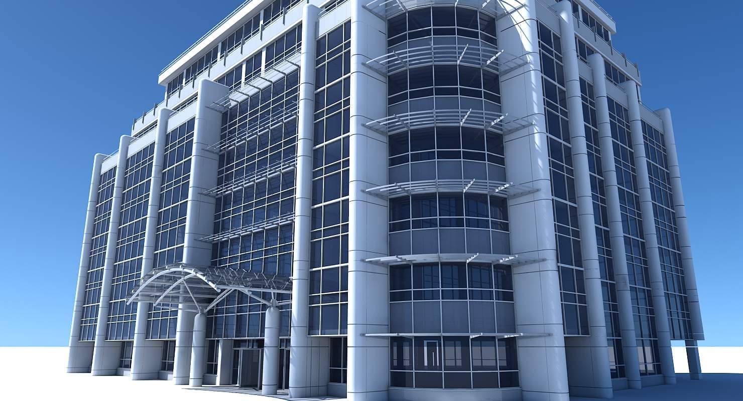 Office Building - 3D Model by Giimann