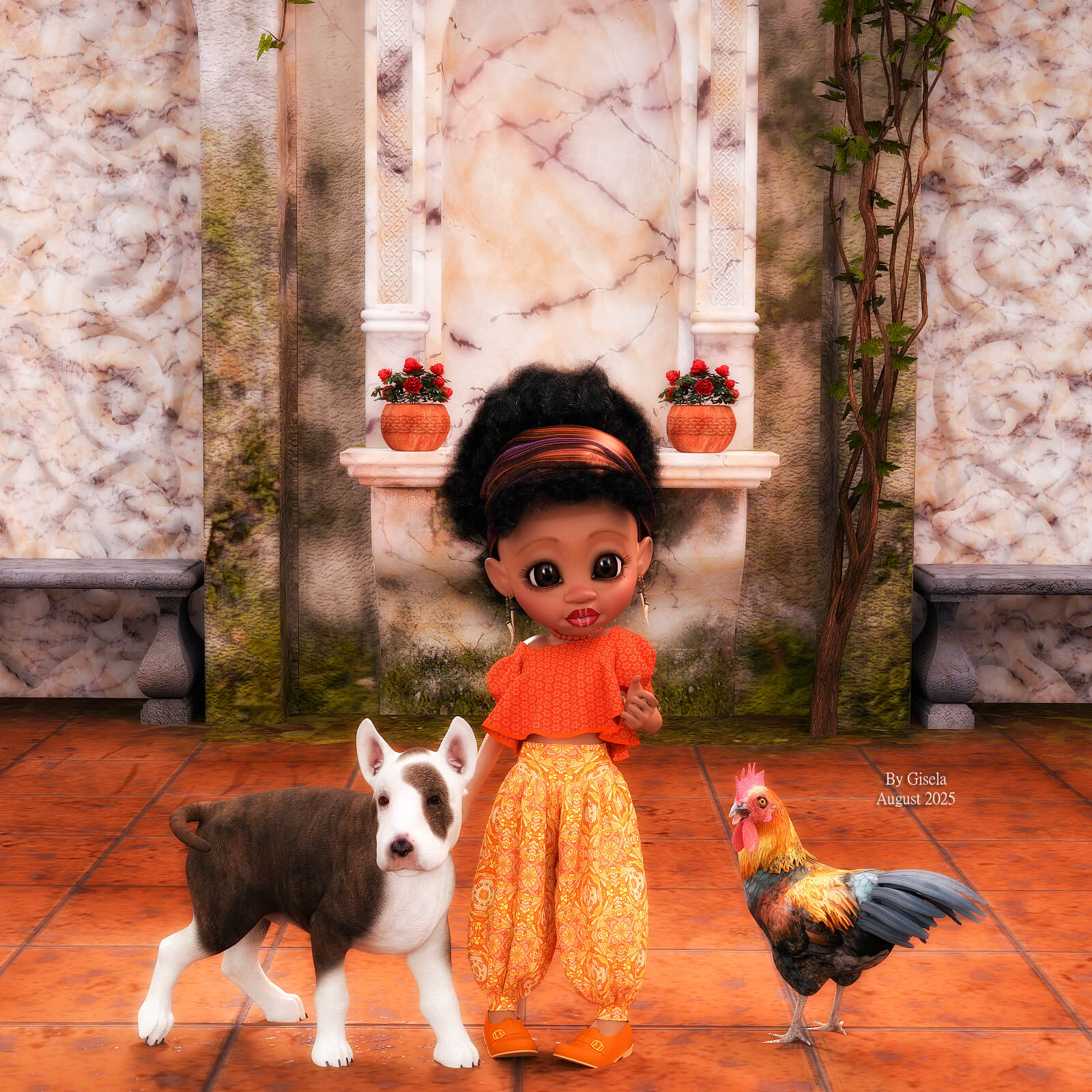 Jala 3D Render, Digital Art by Gise