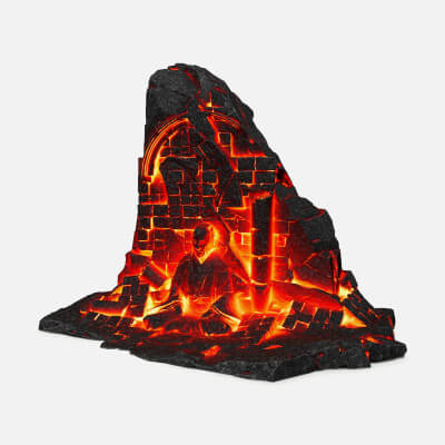 Lava Buddha Rock