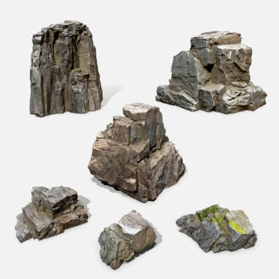 Mossy Rock Set