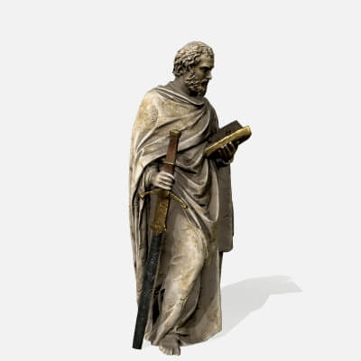Old Man Statue