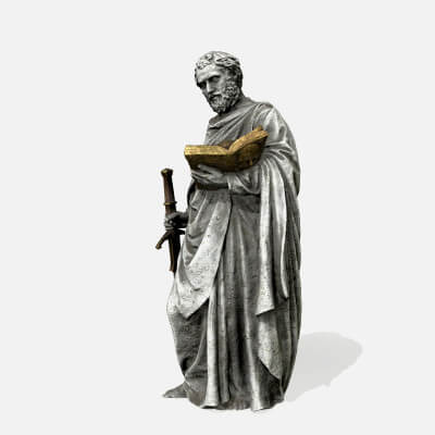 Old Man Statue