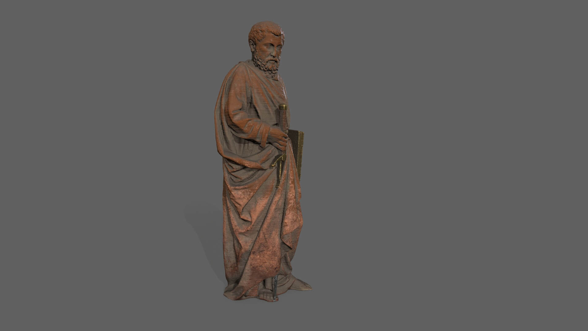 Old Man Statue - 3D Model by Gizem Dilara Tek