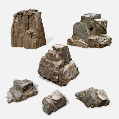 Ancient Egyptian Rocks with Hieroglyphic