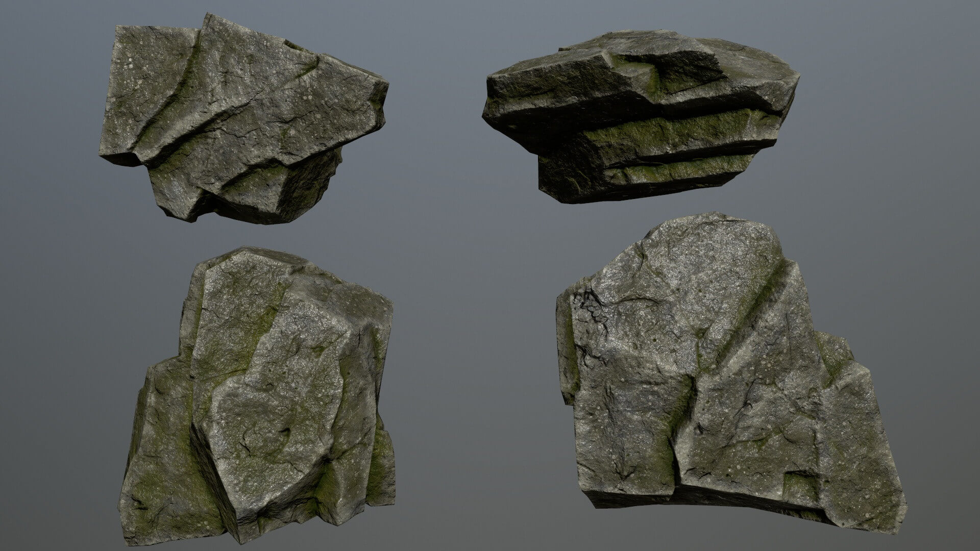 Rocks Set 17 - 3D Model by Gizem Dilara Tek