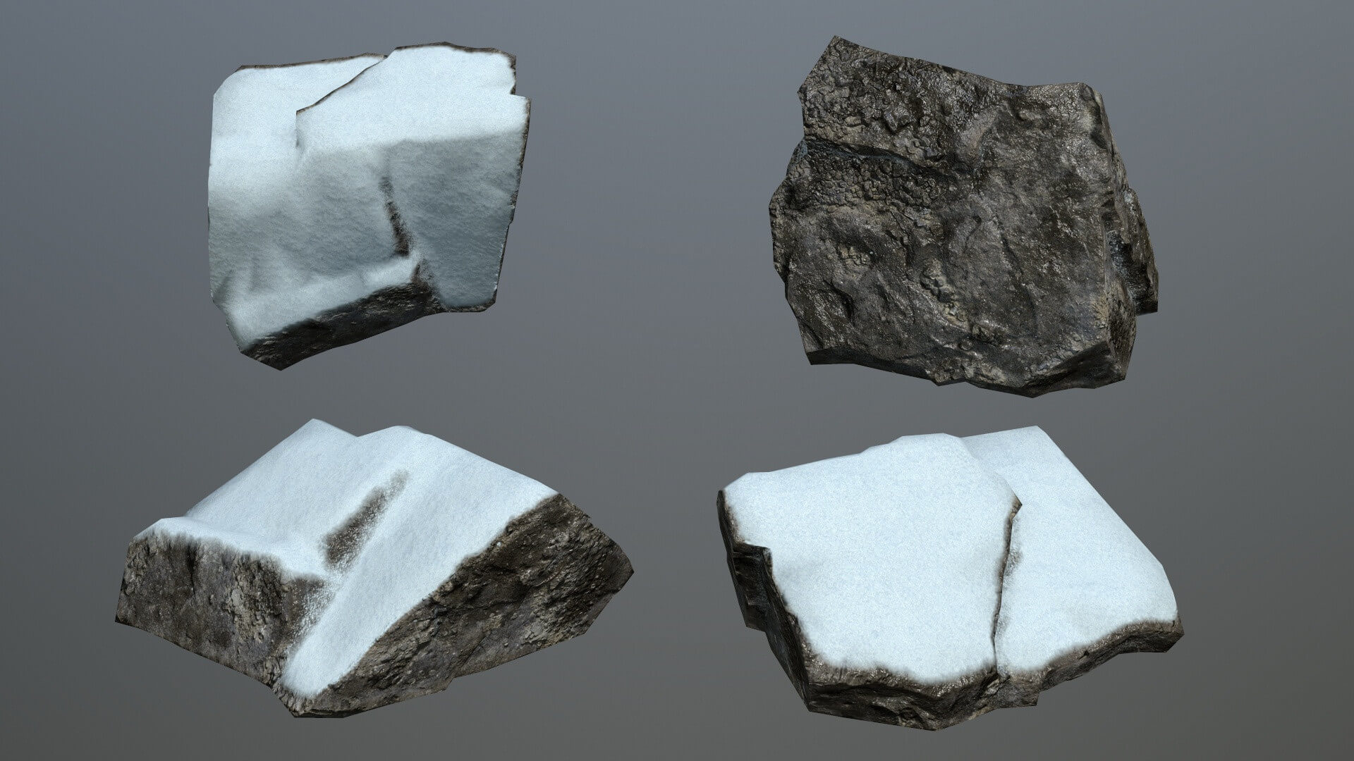 Rocks Set 19 - 3D Model by Gizem Dilara Tek