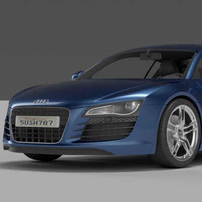 Audi R8 3D Model