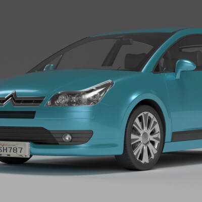 Citroen C4 3D Model