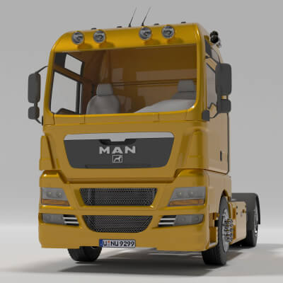 MAN Truck Model 3D
