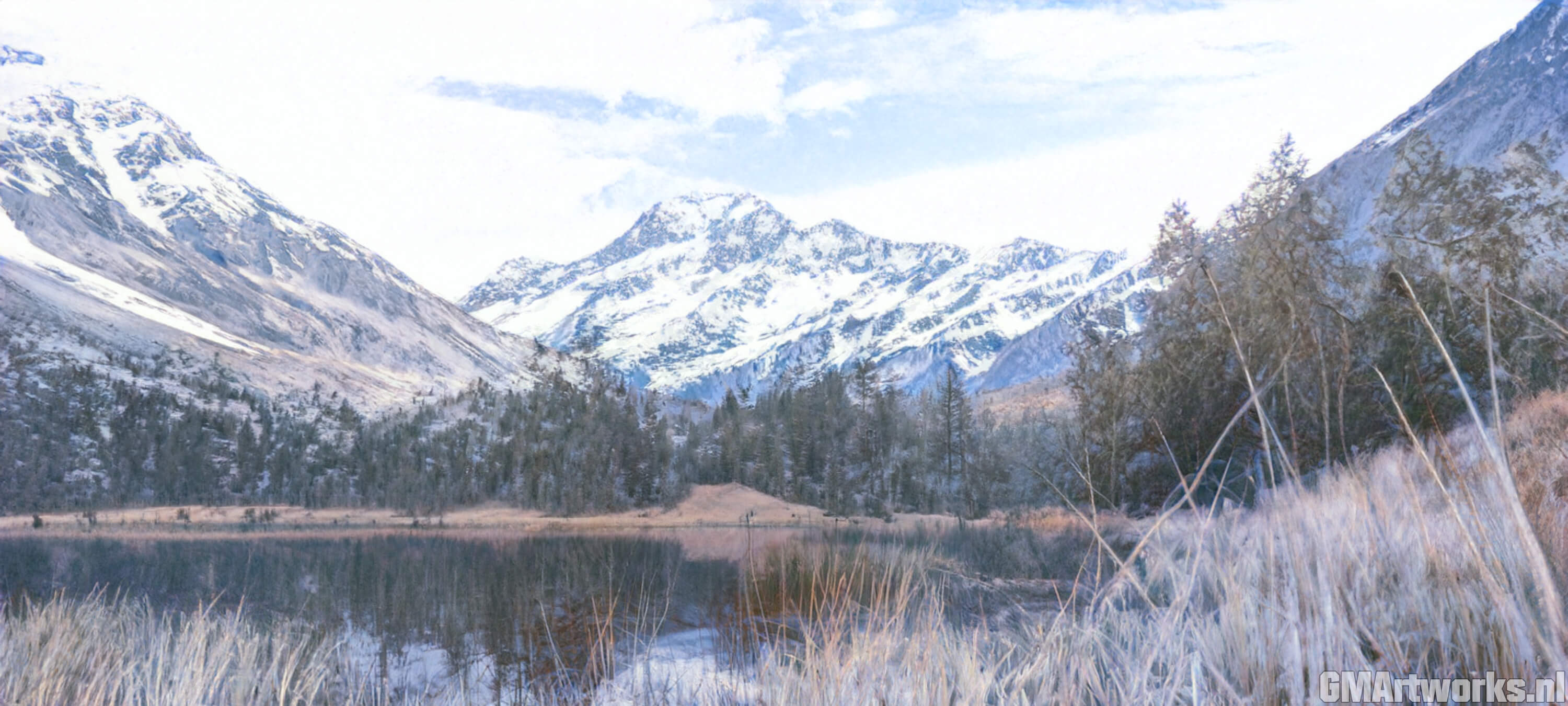 Winter 3D Render, Digital Art by GMArtworks