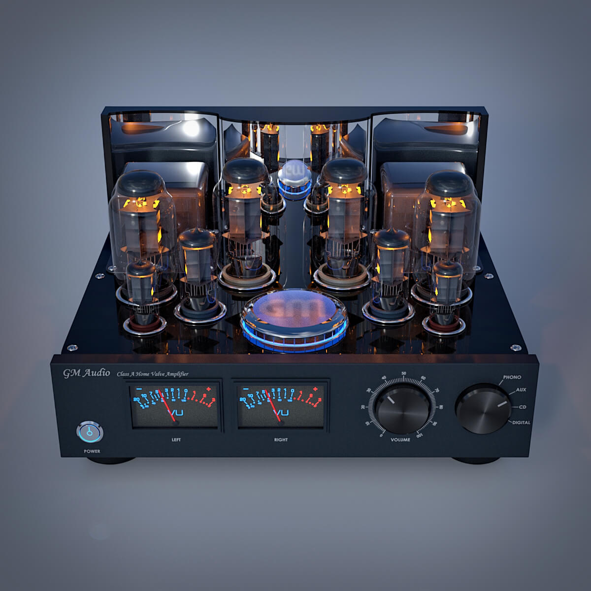 GM Audio Class a Home Valve Amplifier Daz Content by GMArtworks